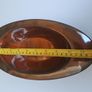 Brown glazed oval bowl Image 7