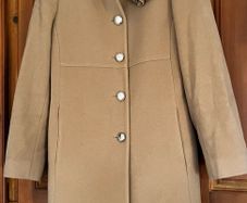 Classic Beige wool and Cashmere Coat