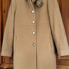 Classic Beige wool and Cashmere Coat