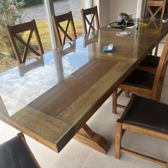 Glass table top