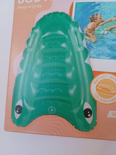 New Inflatable Bodyboard and Armbands Age 3-6