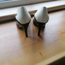 Women's Shoe's Cream NEW and Black NWT SIZE 6 EUR 39 Image 4