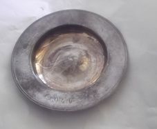 a solid irish silver dish dublin silver