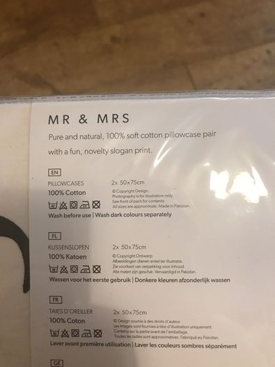 New Look pillow cases