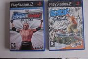 PS2 Games SmackDown V Raw and SSX on Tour