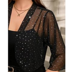 Sparkly Black Bolero Jacket size 20