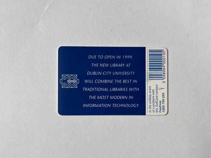 DCU Library Callcard (Used)