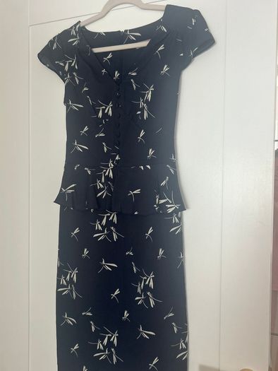 Dragonfly Design Dress- Size 40