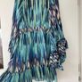 New With Tags Karen Millen Tie Dye Studded Woven Mini Drama Kimono Dress Image 10