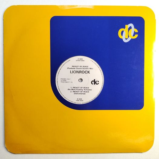 Lionrock - Packet Of Peace - Deconstruction Records - DJ Promo COPY! Lionrock CLASSIC Acid HOUSE!