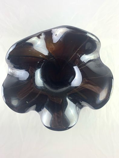 Rare Mid Century Joska Studio design glass vase