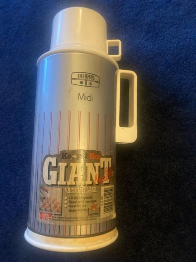 Vintage 70's/80's Giant Midi Thermos Flask