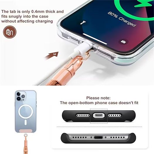 Adjustable Stainless Steel Spacer Phone Lanyard, Crossbody/Neck Strap, Durable Anti-Loss Polyester Long Cord. Suitable for Daily Use, Travel, Outdoor Activities. A Durable and Sturdy Lanyard for Phones, Earphones, and ID Badges. Ideal as a Gift
