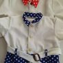 2 vintage 70's crimplene baby tops Image 3