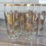 6 Slim Vintage Glasses Image 2