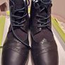 Toms Black Leather Boots Image 6