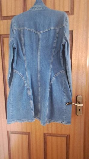 zara denim dress