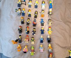 LEGO City Minifigure Bundle - 32 Figures (Police, Fire, & Civilians)