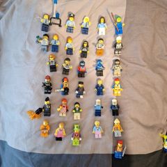 LEGO City Minifigure Bundle - 32 Figures (Police, Fire, & Civilians)