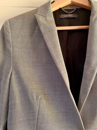 Heather grey suit 47% wool | great condition | UK 10