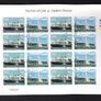 2013 Ireland The Port of Cork Commemorative Sheetlet Plate 1A1A1A1A Fine Used with Dublin cancel of 17th July 2013 (First day of issue) on envelope extract. Image 2