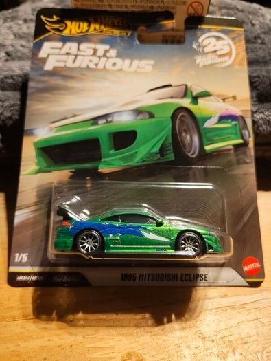 Hot Wheels Premium Fast And Furious 1995 Mitsubishi Eclipse Chase 1/5
