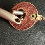 silver and leather necklace Image 7
