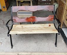 Outdoor garden bench