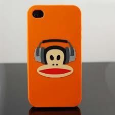 Silicone iPhone 4S 4G Case Cover Monkey Frank Silicon