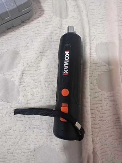 Brand New KOMAX Cordless Screwdriver with 32-Piece Bit Set