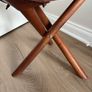 leather foot stool Image 3