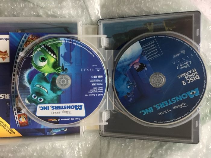 Monsters Inc Blu Ray Jumbo Steelbook