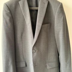 M&S Ultimate Slim Fit Charcoal Suit 38R Jacket 32R Trousers Excellent Condition