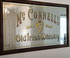 Mcconnell Irish Whiskey Mirror  1750x1200mm