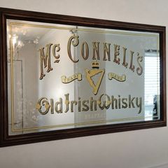 Mcconnell Irish Whiskey Mirror  1750x1200mm