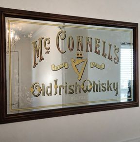 Mcconnell Irish Whiskey Mirror  1750x1200mm