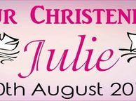 main image for ad Personalized Christening Party Banner with photos