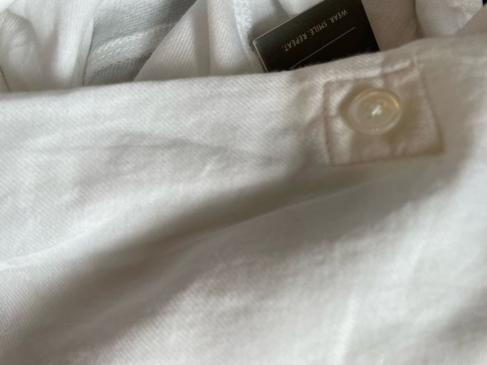 Oasis white blouse long short sleeve size 14 - New with tags