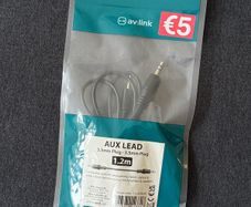 AV Link 3.5mm Stereo Audio Cable 1.2M - brand new