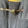Abercrombie & Fitch Men's Navy Duffle Coat Size Medium Image 2