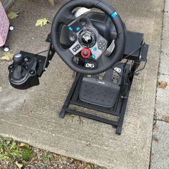 Logitech G29 Steering wheel, pedals and gear stick + stand