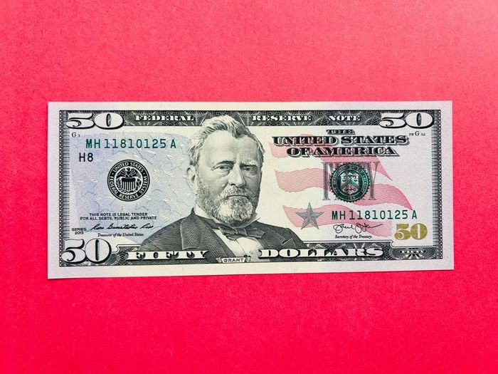 United States  (usa )   50 Dollars   2013   Ulysses  S Grant Letter ( H 8 ) ST.  LOUIS  ( Uncirculated ) .