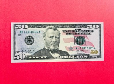 United States  (usa )   50 Dollars   2013   Ulysses  S Grant Letter ( H 8 ) ST.  LOUIS  ( Uncirculated ) .