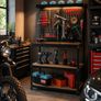 Heavy-Duty Garage Workbench with Pegboard Tool Storage & Shelving Image 2