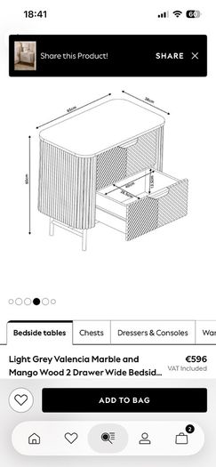 Bedside locker