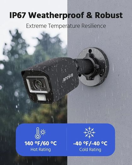 8 Channel Outdoor Security CCTV Camera System, Smart Human & Vehicle Detection, 3K Lite DVR with 1TB Hard Drive and 4 x 1920TVL 2MP Home Security Cams, Dual-light with Color Night Vision
