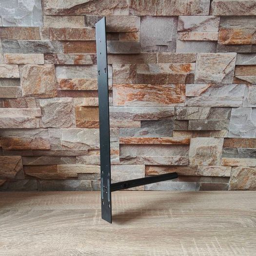Black Metal Wall Bracket for  Floating Shelf