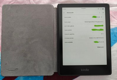 Kindle Paperwhite (11th Generation) + Official Amazon Case