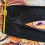 Levi's black corduroy jeans Image 2