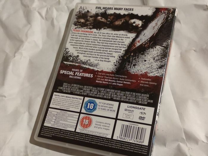 Texas Chainsaw Dvd